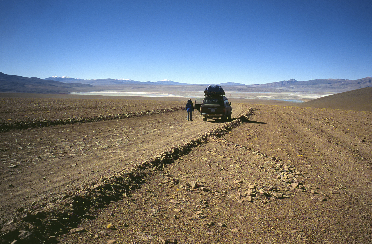 chi_7_11 arrivee_salada.jpg - Sud Lipez - lagunes laguna Salada à l'approche de la laguna Salada